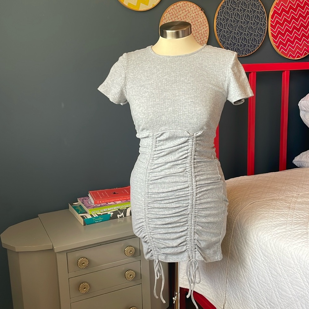Forever 21 t shirt dress with front rouching